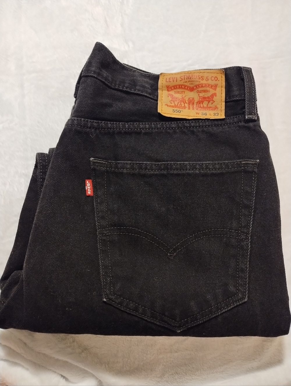 Levi's Men’s Straight Jeans — Black Denim